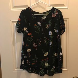 Pleione Floral Top